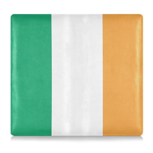 GuoChe Leather Auto Registration Insurance & ID Card Holder Men Women Truck Accessories for Cards, Essential Document Driver License Italy Flag