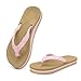 ChayChax Kids Boys Girls Flip Flops Quick Dry Beach Pool Shower Water Sandals with Comfortable Cushion Footbed(Little Kid/Big Kid),Pink,4 big kid