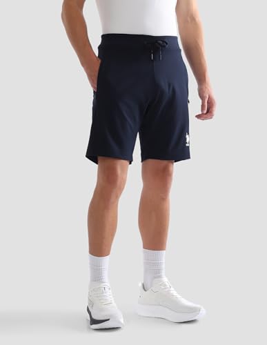 Image of USPA Active Sports Men's Slim fit mid Rise Active Shorts