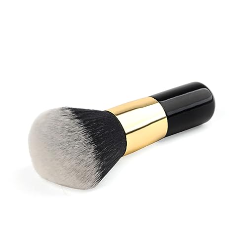 Beavorty Brush for r Flat Foundation Makeup Brush Makeup Brush for Liquid Foundation Gold Black All-in Tool