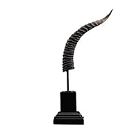 Amazon.co.jp: 牛の角の彫像、長い雄牛の角の置物樹脂アート彫刻