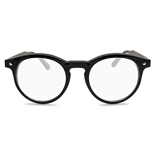 2SeeLife Round Computer Reading Glasses for Men and Women: Non Glare Trendy Readers