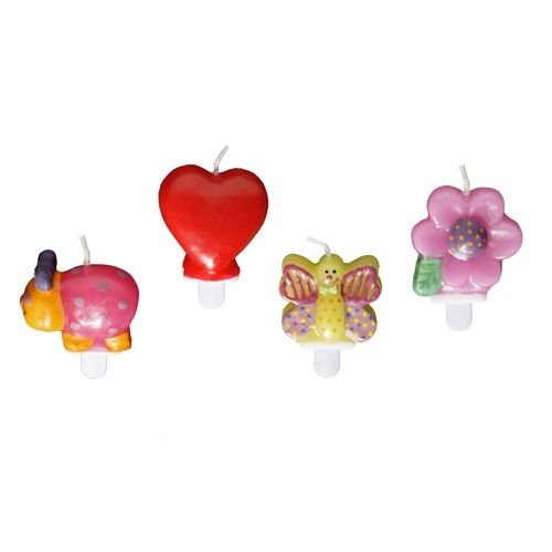 Pap-Star '40 cumpleaños Velas"Fantasy, Incluye Soporte