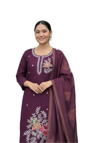 Kurta en soie mélangée violet LookMark pour éviter les tenues ethniques inconfortables