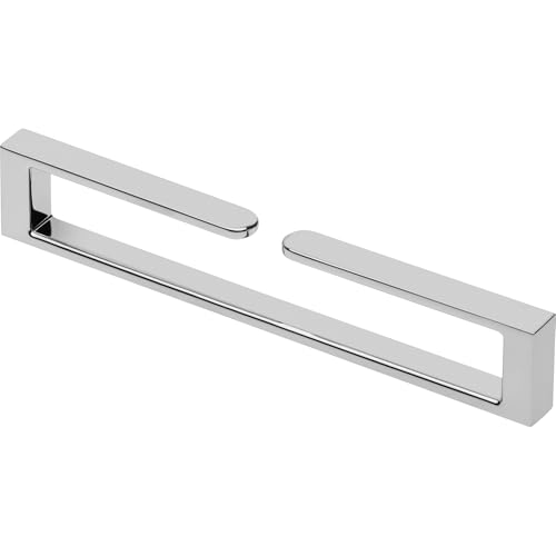 GTV Tirador para Mueble Moderno SENIOR, Distancia entre Ejes 160 mm, Longitud 170 mm, Asa Rectangular de ZnAl, Acabado Cromo Pulido para Cocina y Armario
