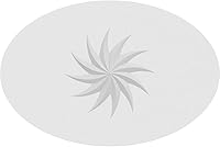 Vista 2 de Ekena Millwork ROSP080X053X100DAL12 Roseta estándar con borde cuadrado, 8 pulgadas de ancho x 5 1/4 pulgadas de alto x 1 pulgada de P, PVC