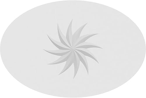 Miniatura 2 de Ekena Millwork ROSP080X053X100DAL12 Roseta estándar con borde cuadrado, 8 pulgadas de ancho x 5 14 pulgadas de alto x 1 pulgada de P, PVC