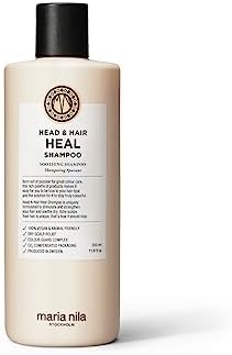 Maria Nila Head & Hair Heal Shampoo, 11.8 Fl Oz / 350 ml, Prevents Scalp Problems & Stimulates Hair Growth, 100% Vegan & Sulfate/Paraben free