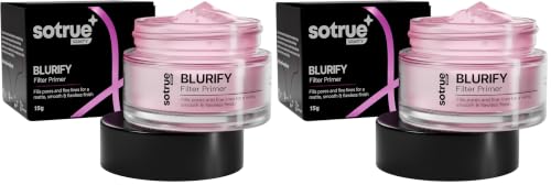 Image of Sotrue Blurify Filter Face Primer | Instantly Blurs Fine Lines, Wrinkles & Pores | Hydrating, Lightweight & Non-Sticky | For Flawless & Smooth Makeup Base | Cruelty-Free - 15gm (Pack of 2)