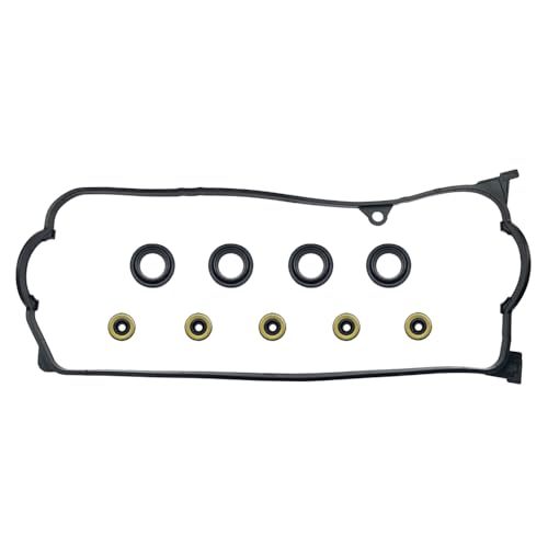 Image of VS50606R Engine Valve Cover Gasket Kit Fit for Honda Civic DX EX HX GX LX V-TEC 1.7L D17A1 D17A2 D17A6 D17A7 2001-2005 Replace 12030-PLC-000 12030-PLC-010