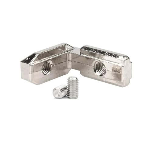 Support équerre en aluminium 4040-M6 robuste pour cadre rigide - 4