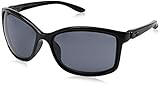 Oakley Women's OO9292 Step Up Cateye Sunglasses, Polished Black/Grey, 61 mm