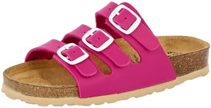 Lico Unisex Kinder Bioline Kids 3-schnaller Pantoletten