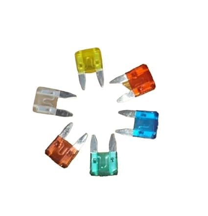 Mini Automotive Fuse Set, 30 Pieces, 10-40 Amp, 11-17mm, Mixed Pack-image-36