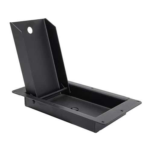 Image of Extreme Max 5001.6501 Flip-Up Recessed Flush-Mount Motorcycle Wheel Chock for Enclosed Trailers - 16 inch