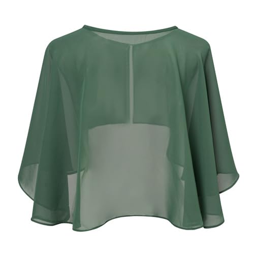 WOWBRIDAL Womens Shawls and Wraps for Evening Dress Chiffon Shawl Cape Wedding Guest Bridesmaid Capelets Scarves4