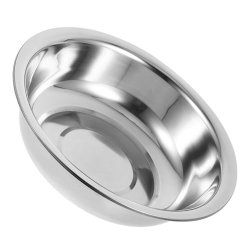 JECOMPRIS Edelstahl mischschüssel Rostfreier Stahl Vielseitige Haushaltsschüssel für Teig Gemüsewaschen und Suppen Stapelbar Leicht zu Reinigen Spülmaschinenfest Platzsparend für Küche und