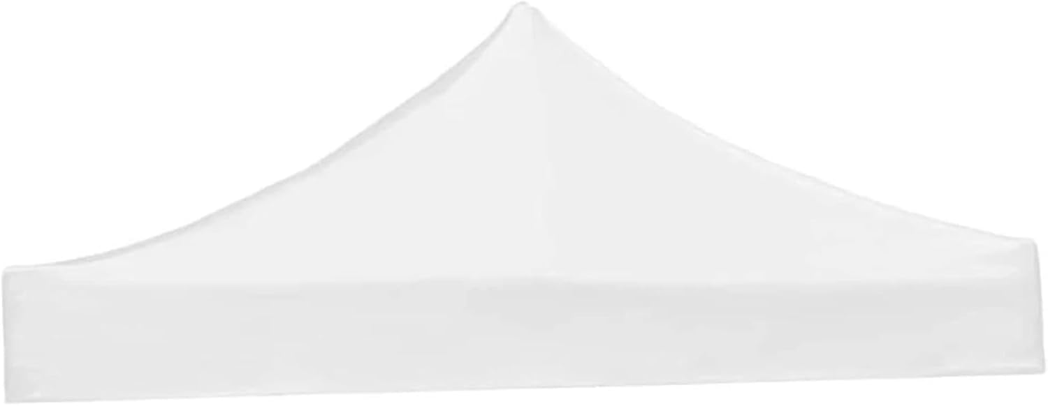 Canopy Replacement Top 3 * 3.0M Canopy Top Cover Replacement Four-Corner Tent Cloth Foldable Rainproof Patio Pavilion Replace Gazebo Canopy Top Covers(White)