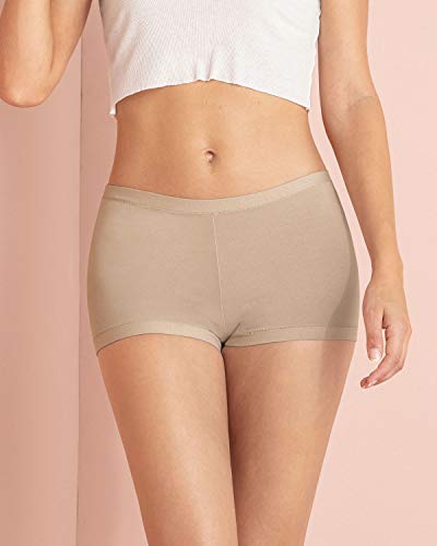 Leonisa Simply Comfortable 3-Pack Stretch Cotton Boyshort Panties #TOP2