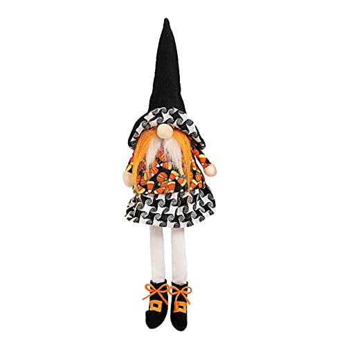 duhe189014 Halloween Gnomes Plüsch Hexe Hut GNOME,Halloween GNOME,Handgemachte Wichtel Figuren Weihnachten Deko,Plüsch Weihnachtsdeko attractively Cover