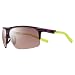 Nike EV0801-607 Run X2 S E Sunglasses (One Size), Deep Burgundy/Volt, Max Speed Tint Lens