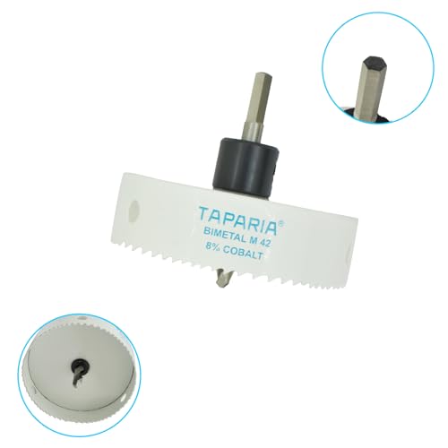Image of Taparia Bimetal Mini Hole Saw HSM 83 - Precision Cutting Tool, High -Speed Steel Teeth for Wood, Metal & Plastic