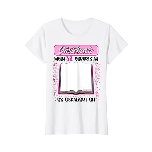 Mi 38 cumpleaños libro de visitas para firmar 38 años Camiseta