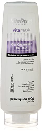 Máscara Gel Calmante de Tília Plus Mask 200G, Vitaderm
