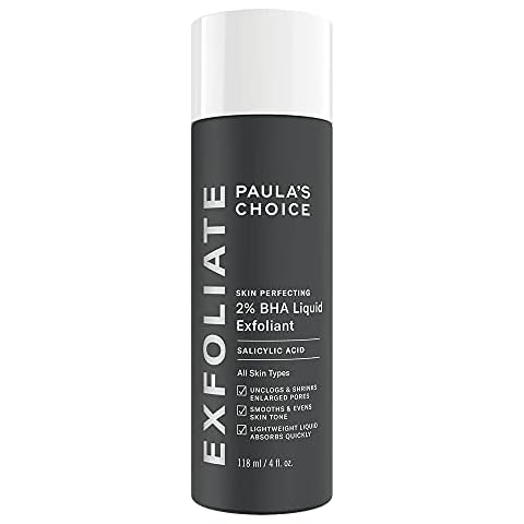 Paula's Choice SKIN PERFECTING 2% BHA Liquid Exfoliant - Face Exfoliating Peel Fights Blackheads & Enlarged Pores - with Salicylic Acid - Combination & Oily Skin - 118 ml Cover