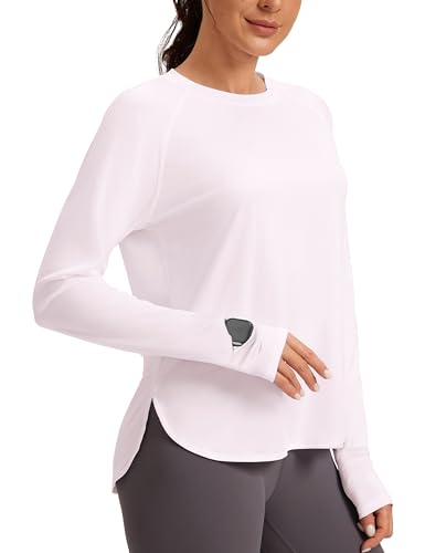 Protection UV manches longues avec style rose clair XL