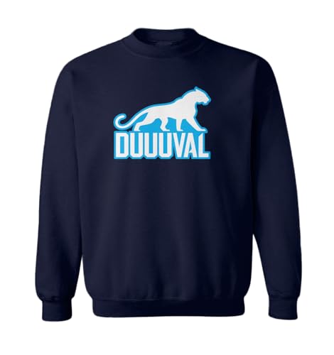 Tcombo Duuuval - Jaguar Jax Florida Sports Fan Toddler Fleece Crewneck Sweater