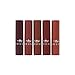 Italia Deluxe Top Five Mousse Matte Lipstick Set Chola Browns