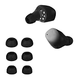 kwmobile 6x Auricolari di ricambio compatibile con Sennheiser MOMENTUM True Wireless 3 / MOMENTUM 3 Gommini sostitutivi in Silicone - 3 Misure - nero