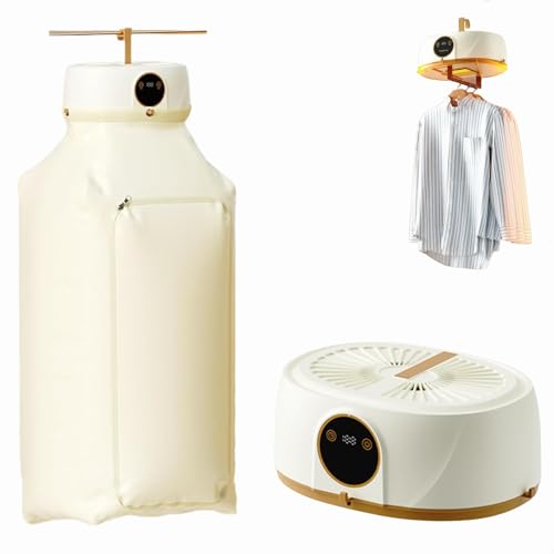 Upgraded Automatic Ironing Machine, Portable Wireless Clothes Dryer for Home Use, Hands Free Ironing Machine, Portable Clothes Steamer for Travel/Apartment (1pc)