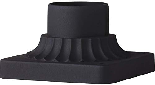 Generation Lighting PIERMOUNT-TXB Traditional Base from Outdoor Pier Mounts Collection in Black Finish