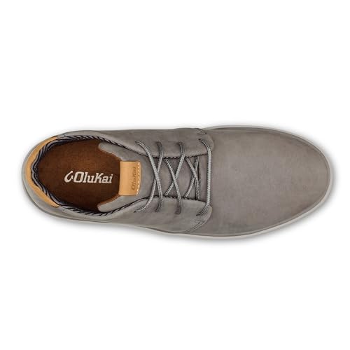 OLUKAI Papaku 'Ili Men's Boots, Durable Waterproof Leather, Cozy Quilted Lining, All-Day Underfoot Cushion, Comfort & Wet Grip Rubber Soles2