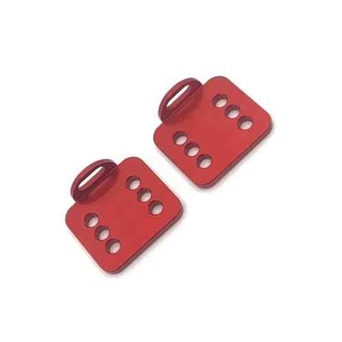 Piezas EspecíFicas Rc Para WPL C74 C74-1 JA11 1/16 Componentes Fijación Carcasa Metálica Coche RC Crawler Truck Para Buggy Actualización Reemplazo Y Reparación(Red)
