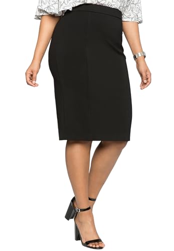 ELOQUII Women's Plus Size The Ultimate Stretch Pencil Skirt