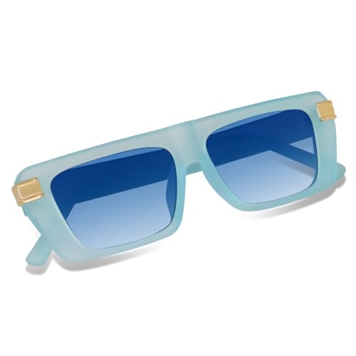 Image of Dervin UV Protection Rectangular Sunglasses for Men and Women