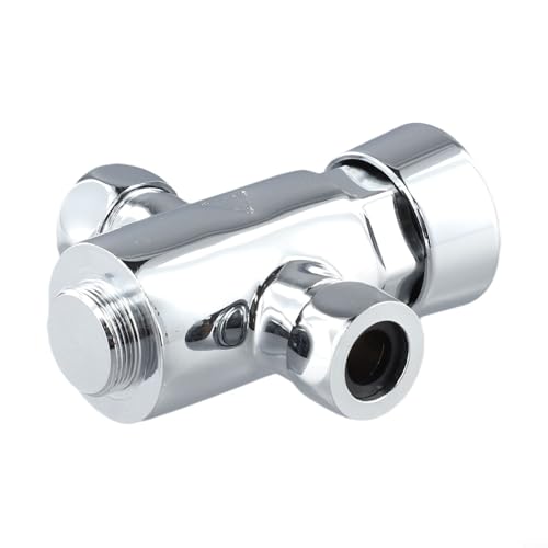 Vanne de douche chromée avec mécanisme non concussif durable