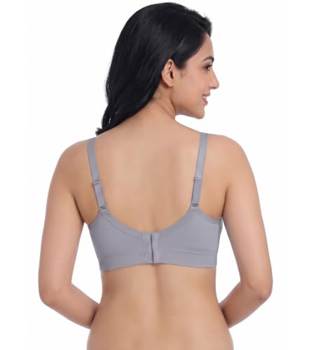 Image of DClub Comfort Revolution Seamless Bra -Easy lite Full-Coverage Wireless Everyday Bra with Soft Comfort with Removable Pad.