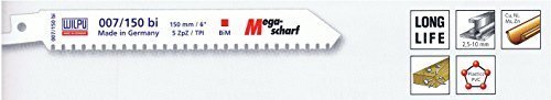 Special Reciprocating Saw Blade Bi-Metal 150 MM for Metal WILPU -Zahnung Stück