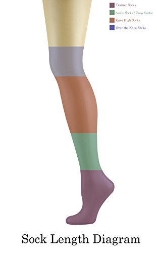 Image of Mysocks Knee High Socks for Women Men Combed Cotton Seamless Toe Tall Long High Socks