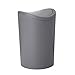 Tatay Poubelle de salle de bain avec couvercle inclinable, Capacité 6L, en Polypropylène, Sans BPA, Couleur grise. Mesure 19 x 19 x 28 cm