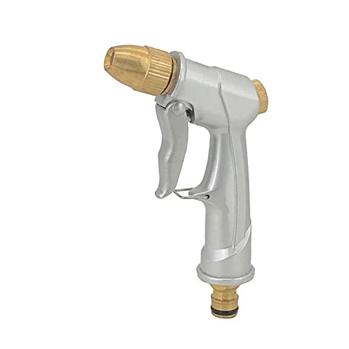 Pistola rociadora de agua de metal de alta presión Lavadora de autos Limpiador Manguera de jardín Pistola de agua Rociador Pistola de agua de espuma Apta para el jardín Pistola de agua de alta presió