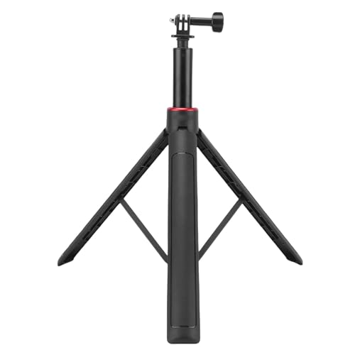 MENDUNER 5.2FT 不可視自撮り棒、2 in 1 アルミニウム合金不可視ポール、Insta X5 X4 X3 アクションカメラと互換性、拡張可能な自撮り棒、パノラマ写真