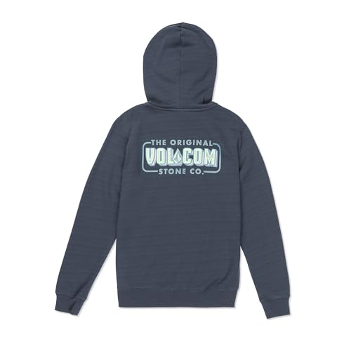 Volcom Boys' Vibeout Zip Fleece Hoodie Sweatshirt2