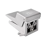 Lawnoval Pneumatisches Fußpedalventil, 4-Wege-2-Positionen-Federrücklauf-Metallkonstruktion für industrielles Stanzen, Schweißen, Textildruckmaschinen, Silber