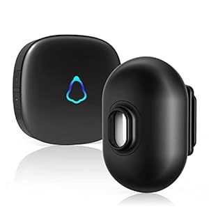 SECRUI Driveway Alarm, Wireless Oudoor Motion Sensor Alarm with 58 Chimes, Plug in Receiver and Weatherproof Motion Detector, 20ft/40ft PIR Detection Range-Protect Outside Property