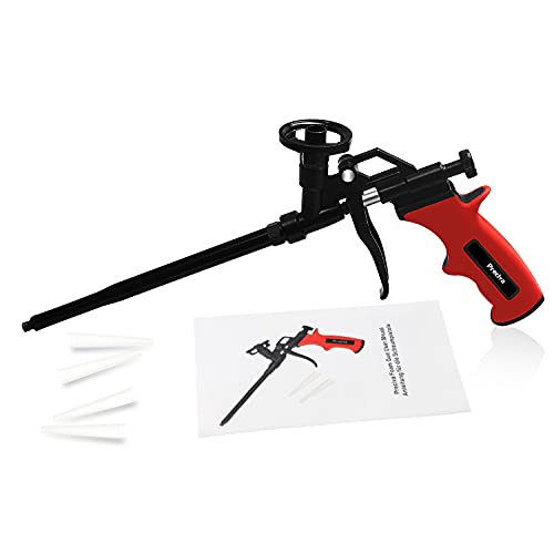 Preciva Foam Gun, Professional Foaming Gun Heavy Duty PU Expanding Foam Gun Caulking Gun Spray Application Applicator for Caulking, Filling, Sealing, Home and Office Use